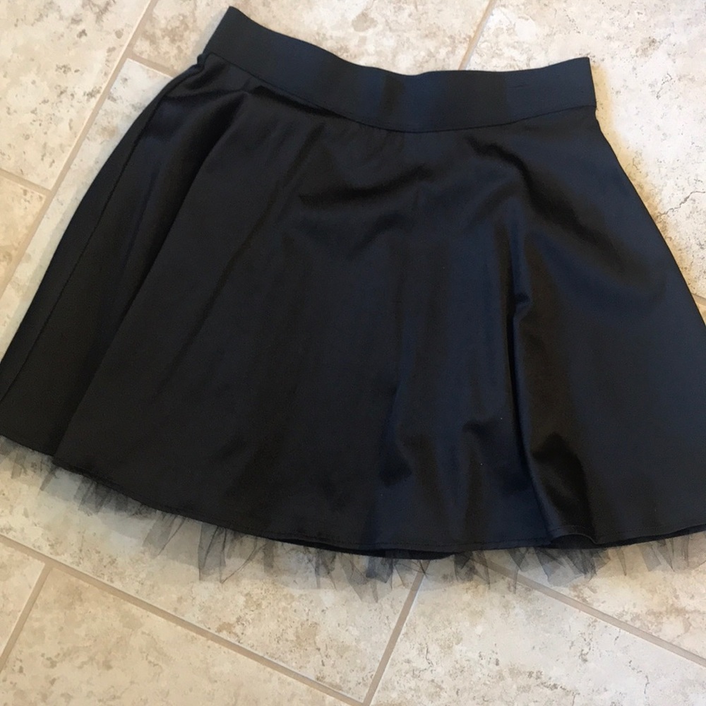 Beautiful satin skirt with Tulle on bottom
